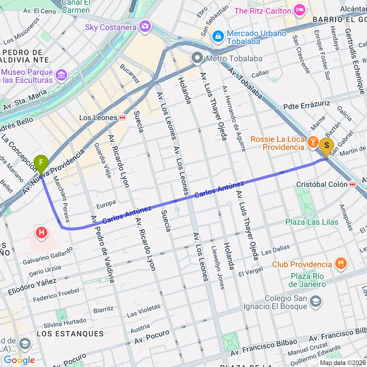 Mapa de Carlos Antúnez