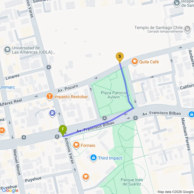 Mapa de Ciclovía Bilbao
