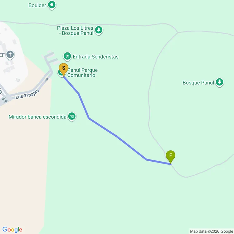 Mapa de Pista MTB Clásica