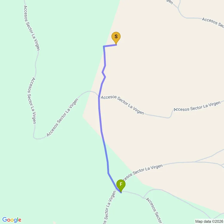 Mapa de Quebrada el Zorro (MTB)