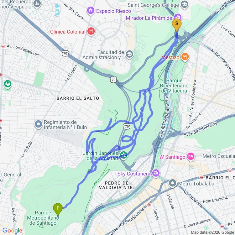 Mapa de San Cristóbal