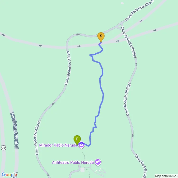 Mapa de Sendero Ciclista Pa' Arriba