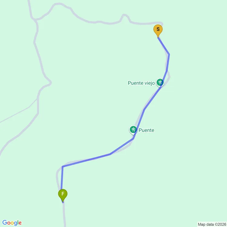 Mapa de Sendero de Chile [Tramo Sur]