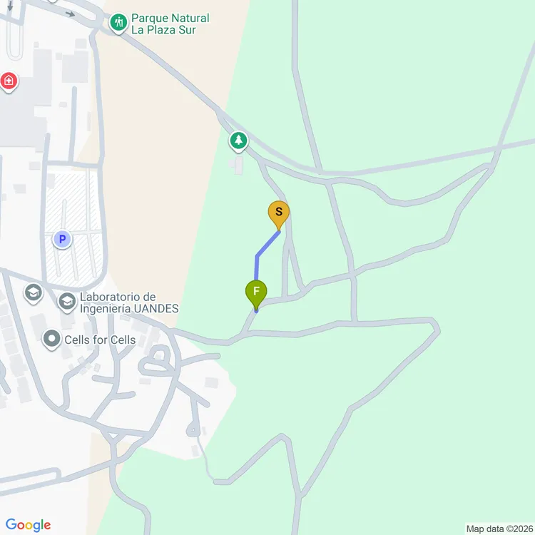 Mapa de Sendero MTB Cachalote