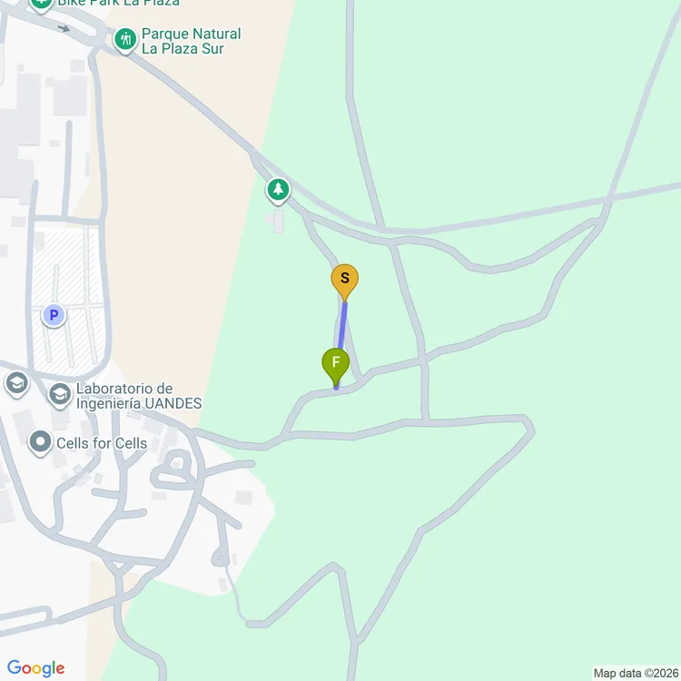 Mapa de Sendero MTB Las Toninas