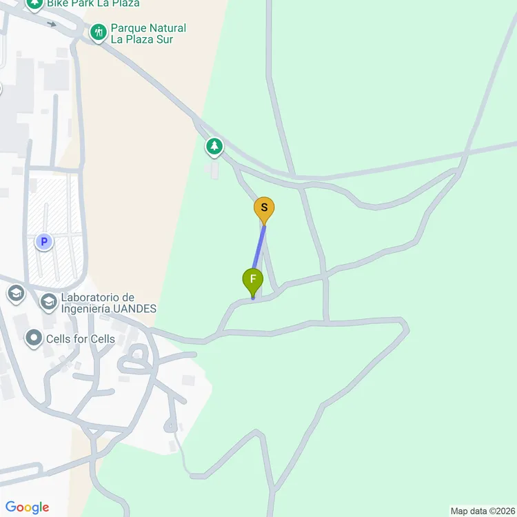 Mapa de Sendero MTB Los Humboldt