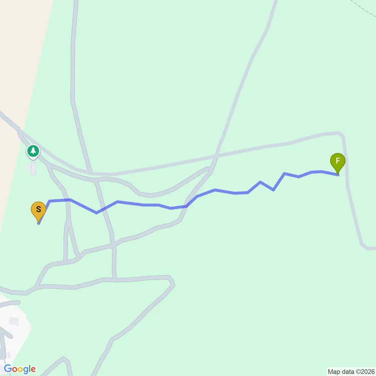 Mapa de Sendero MTB Piedra Rajada