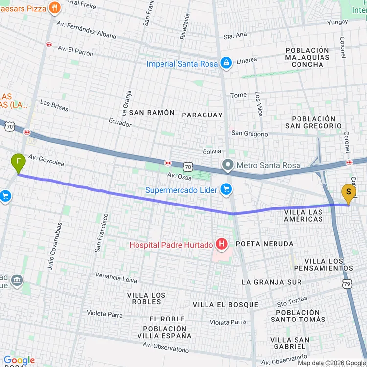 Mapa de Vicuña Mackenna