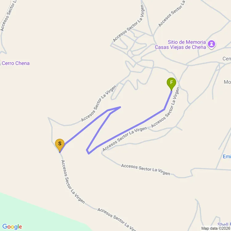 Mapa de Zeta Cerro Chena